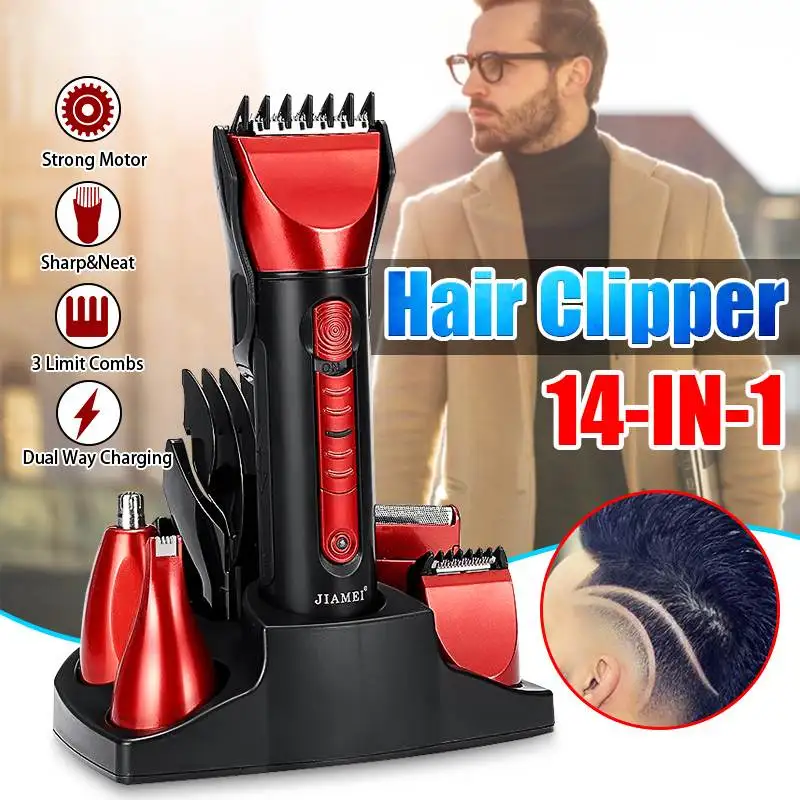 Professional Waterproof Hair Trimmer Beard Trimmer Hair Clipper Electric Hair Cutting Machine Men Haircut Ear Nose Hair Razor
Professional Waterproof Hair Trimmer Beard Trimmer Hair Clipper Electric Hair Cutting Machine Men Haircut Ear Nose Hair Razor