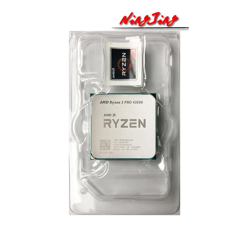 AMD Ryzen 3 PRO 4350G R3 8 ГГц четырехъядерный восьмипоточный процессор 65 Вт L3 = 4M 100-000000148