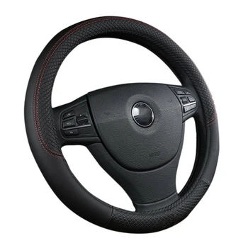 PU Leather Steering Wheel Cover Universal 38cm Steering Wheel Covers Case Anti-slip Auto Interior Fits Size 38cm 15'' Diameter
PU Leather Steering Wheel Cover Universal 38cm Steering Wheel Covers Case Anti-slip Auto Interior Fits Size 38cm 15'' Diameter