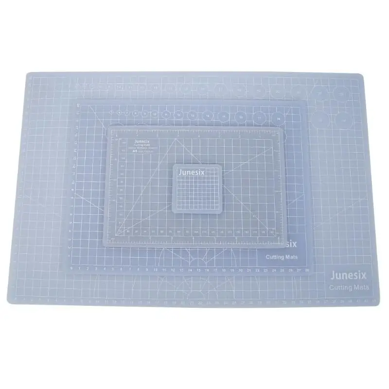 6x6cm/ A5/ A4/ A3 Transparent PVC Cutting Mat with Measuring Grid Cut Board Writing Drawing Pad Professional Paper Board
6x6cm/ A5/ A4/ A3 Transparent PVC Cutting Mat with Measuring Grid Cut Board Writing Drawing Pad Professional Paper Board