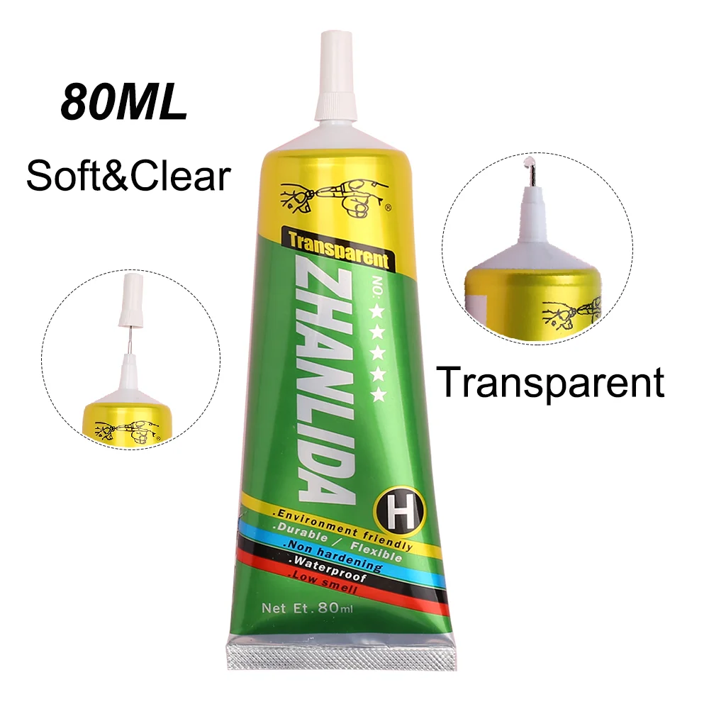 Waterproof 80ML Super Liquid Glue Touch Screen Phone Leather Adhesive Fabric Epoxy Resin Strong Cloth Textile Jewelry Rhinestone
Waterproof 80ML Super Liquid Glue Touch Screen Phone Leather Adhesive Fabric Epoxy Resin Strong Cloth Textile Jewelry Rhinestone
