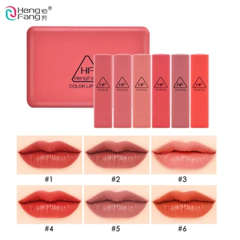 Pumpkin color matte lipstick sample lipstick Red series 6 suits Cosmetic lipstick
Pumpkin color matte lipstick sample lipstick Red series 6 suits Cosmetic lipstick