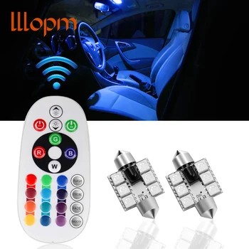 3pcs Reading Map Lamp Dome Festoon LED 31/36/39/41 mm RGB Auto Car Interior Bulb Light w/ Remote Control Flash Strobe 16 Models 
3pcs Reading Map Lamp Dome Festoon LED 31/36/39/41 mm RGB Auto Car Interior Bulb Light w/ Remote Control Flash Strobe 16 Models