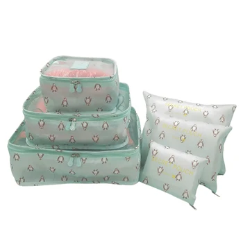 6Pcs Travel Storage Bag Waterproof Clothes Packing Square Luggage Organizer Set Blue Penguin
6Pcs Travel Storage Bag Waterproof Clothes Packing Square Luggage Organizer Set Blue Penguin