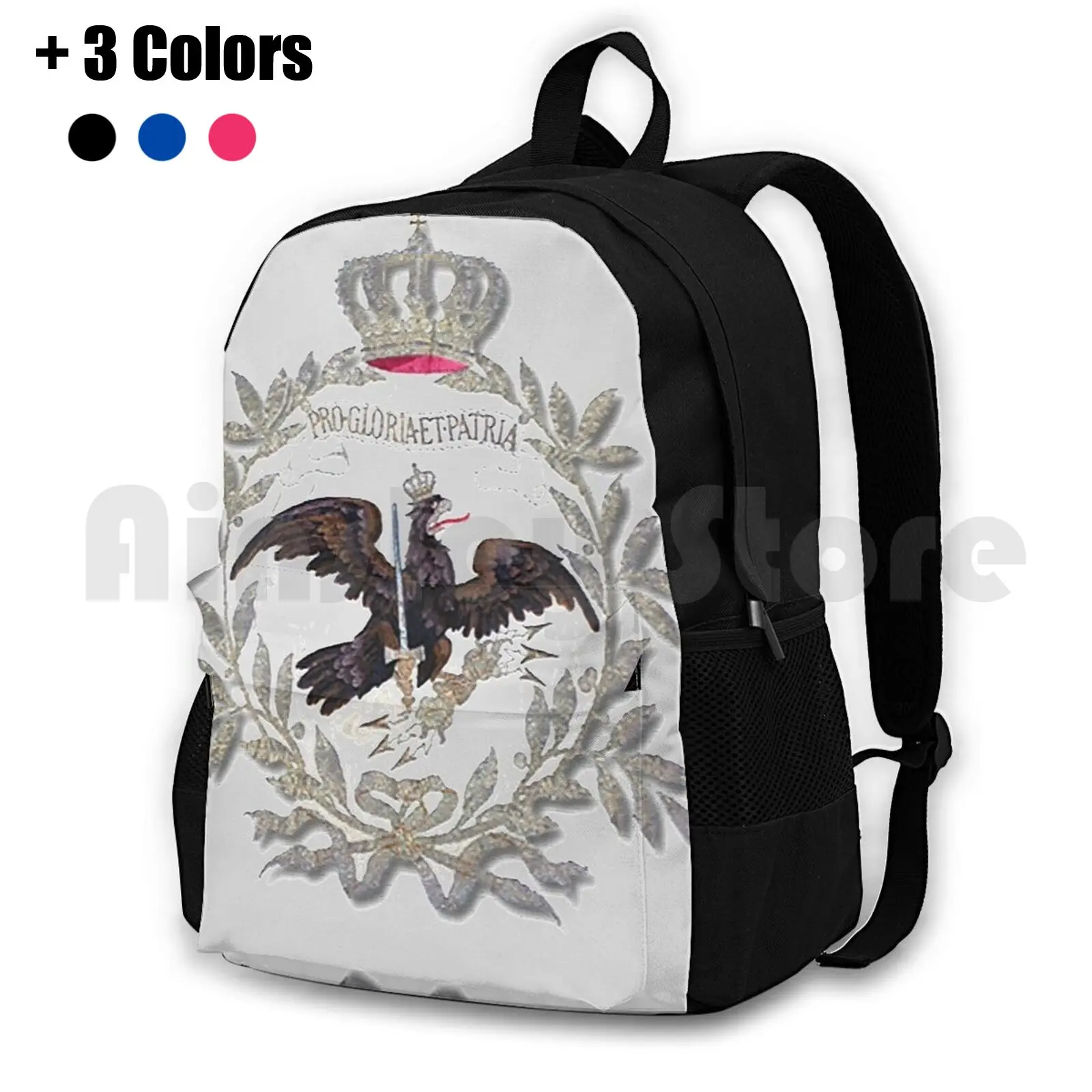 Prussian Fridericus Rex Battle Flag Core Design Outdoor Hiking Backpack Waterproof Camping Travel Prussia German Vintage
Prussian Fridericus Rex Battle Flag Core Design Outdoor Hiking Backpack Waterproof Camping Travel Prussia German Vintage