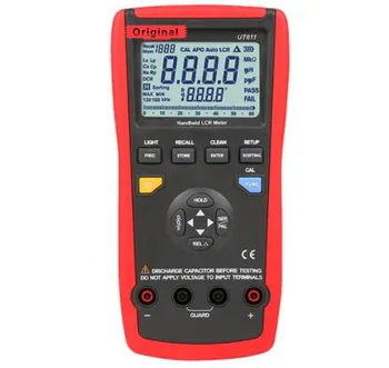 UT611 Handheld High Precision LCR Digital Bridge Tester Bridge Table Capacitance Meter Resistance Frequency Testers Gift
UT611 Handheld High Precision LCR Digital Bridge Tester Bridge Table Capacitance Meter Resistance Frequency Testers Gift