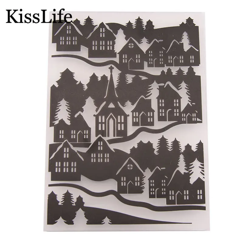 1 Pack Castle House Tree River Decoration Plastic Embossing Folders for Card Making Scrapbooking Christmas Folders
1 Pack Castle House Tree River Decoration Plastic Embossing Folders for Card Making Scrapbooking Christmas Folders