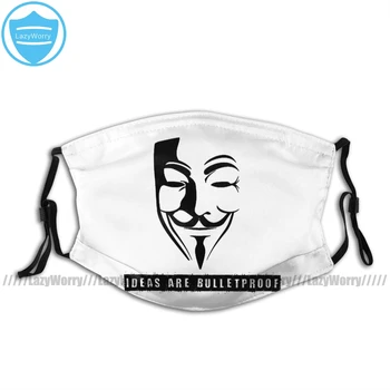 Guy Fawkes Mouth Face Mask V For Vendetta Facial Mask Polyester Cool Adult with 2 Filters Mask
Guy Fawkes Mouth Face Mask V For Vendetta Facial Mask Polyester Cool Adult with 2 Filters Mask