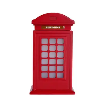 DC 5V USB Air Humidifier Aromatherapy Essential Oil Diffuser with LED Light Telephone Booth Shape Ultrasonic Cool Mist Maker
DC 5V USB Air Humidifier Aromatherapy Essential Oil Diffuser with LED Light Telephone Booth Shape Ultrasonic Cool Mist Maker