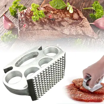 1pc Meats Hammer Aluminum And Zinc Alloy Meat Hammer Mallet For Beef Chicken Steak Beef Pork Meat Tenderizer Steak Looser 
1pc Meats Hammer Aluminum And Zinc Alloy Meat Hammer Mallet For Beef Chicken Steak Beef Pork Meat Tenderizer Steak Looser