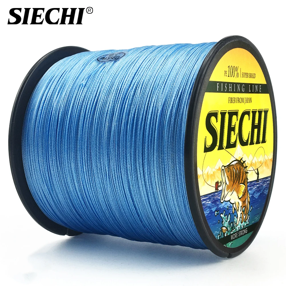 SIECHI Fishing Lines PE 300M 4 Strand Weaves Braided Multifilament Fishing Rope Wide Angle Braided Technology 12-83LB
SIECHI Fishing Lines PE 300M 4 Strand Weaves Braided Multifilament Fishing Rope Wide Angle Braided Technology 12-83LB