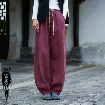 2020 Spring and Summer Cotton and Linen Women's Clothing New Retro National Style Ramie Sand Wash Women's Lantern Trousers
2020 Spring and Summer Cotton and Linen Women's Clothing New Retro National Style Ramie Sand Wash Women's Lantern Trousers