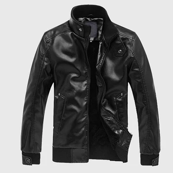 Men's Leather Jackets Men Stand Collar Coats Mens Motorcycle Leather Jacket Casual Slim Brand Clothing
Men's Leather Jackets Men Stand Collar Coats Mens Motorcycle Leather Jacket Casual Slim Brand Clothing