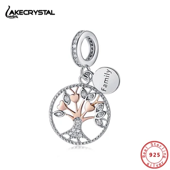 100% 925 Sterling Silver Charms Fit Bracelets Family Tree Necklace Pendant Charm Rose Gold Color Beads For Women Jewelry
100% 925 Sterling Silver Charms Fit Bracelets Family Tree Necklace Pendant Charm Rose Gold Color Beads For Women Jewelry