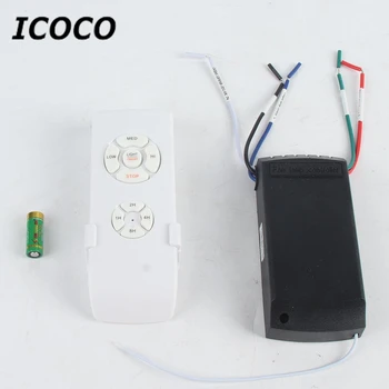 ICOCO Ceiling Fan Lamp Remote Control Kit 110-240V Timing Wireless Control Switch Adjusted Wind Speed Transmitter Receiver
ICOCO Ceiling Fan Lamp Remote Control Kit 110-240V Timing Wireless Control Switch Adjusted Wind Speed Transmitter Receiver