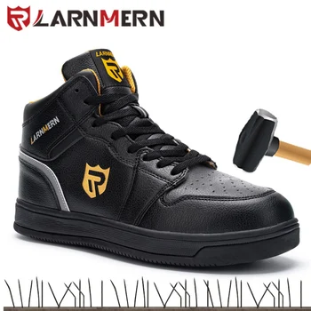 Larnmern Mens Steel Toe Safety Work Boots for Men Breathable Lightweight Anti-smashing Non-slip Reflective Protective Boots 
Larnmern Mens Steel Toe Safety Work Boots for Men Breathable Lightweight Anti-smashing Non-slip Reflective Protective Boots