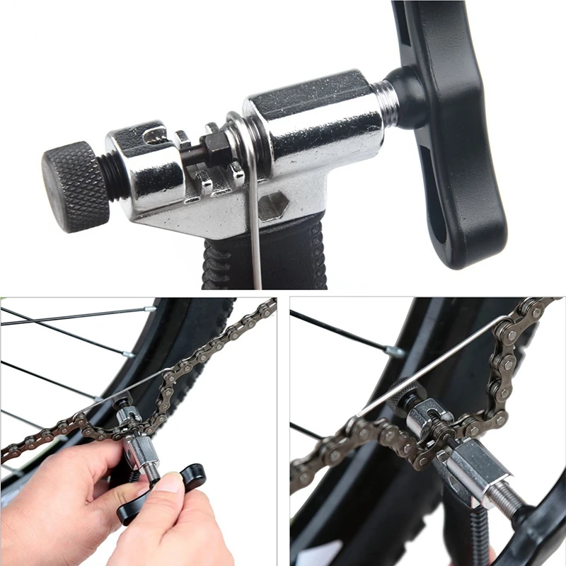 Stainless Steel Bike Hand Repair Bicycle Accessories Bicycle Chain Breaker Removal Repair Tools
Stainless Steel Bike Hand Repair Bicycle Accessories Bicycle Chain Breaker Removal Repair Tools