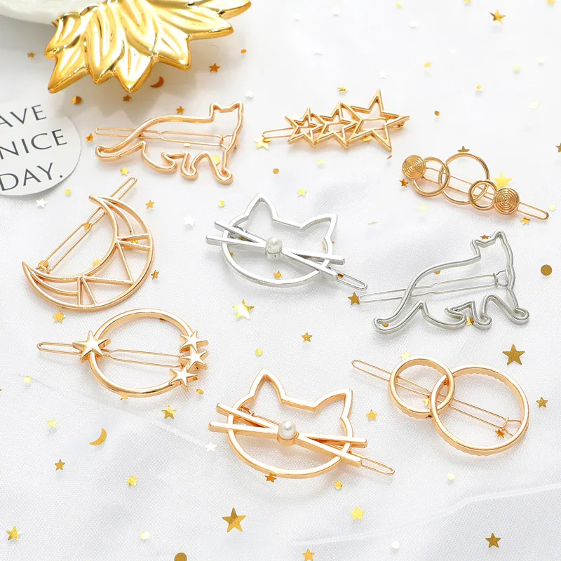Japanese Korean GIRL'S Heart Barrettes Heart Cat Cool Hair Accessories Soft Adorable Versatile Headdress Cute Animal Bang Clip S
Japanese Korean GIRL'S Heart Barrettes Heart Cat Cool Hair Accessories Soft Adorable Versatile Headdress Cute Animal Bang Clip S