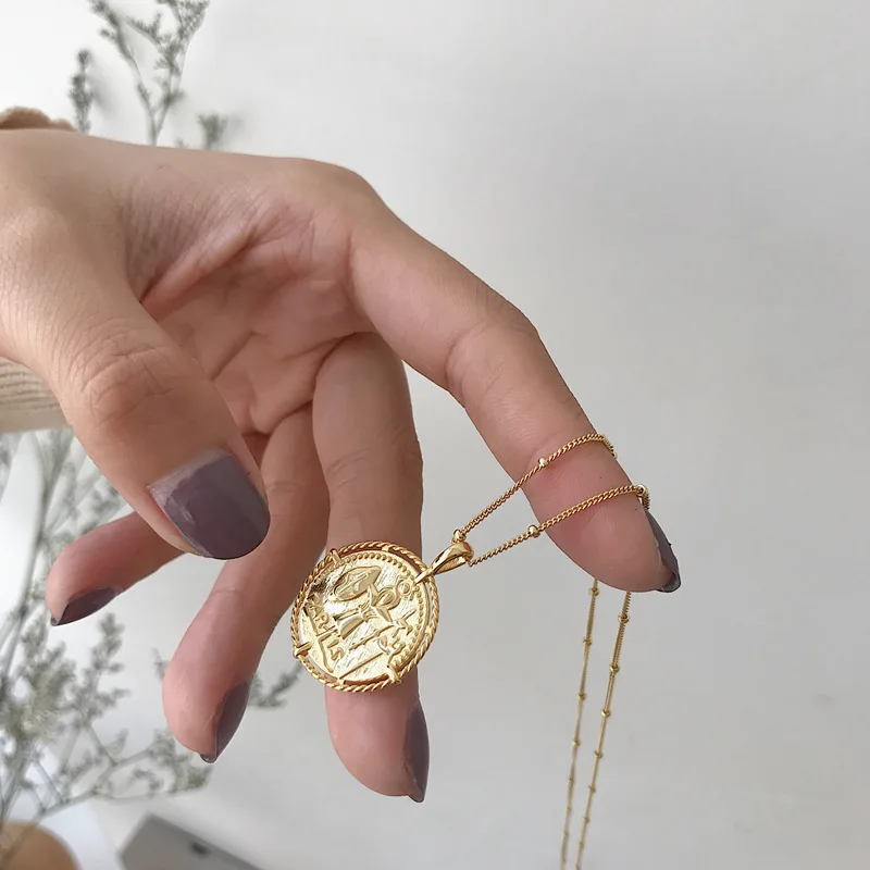 Leouerry 925 Sterling Silver Warrior Shield Texture Necklaces Minimalist Round Coin Pendant Necklaces for Women Festival Jewelry
Leouerry 925 Sterling Silver Warrior Shield Texture Necklaces Minimalist Round Coin Pendant Necklaces for Women Festival Jewelry