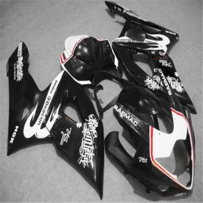 Injection mold free customize fairing kit for Suzuki GSXR1000 05 06 white sticker black fairings set GSXR 1000 2005 2006
Injection mold free customize fairing kit for Suzuki GSXR1000 05 06 white sticker black fairings set GSXR 1000 2005 2006