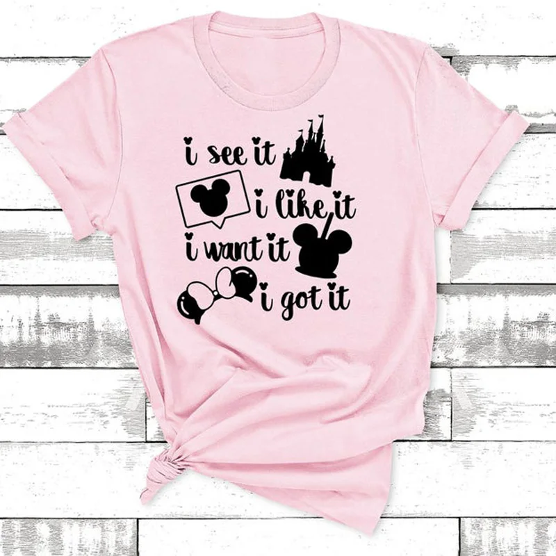I See It I Like It I Want It I Got It Ariana Grande Tshirt Funny Cute Disney Snacks T-shirt Harajuku Cotton Women's T-shirts
I See It I Like It I Want It I Got It Ariana Grande Tshirt Funny Cute Disney Snacks T-shirt Harajuku Cotton Women's T-shirts