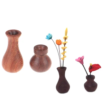 1:12 Dollhouse Miniatures Wood Vase Model Doll House Accessories Decorative Toy
1:12 Dollhouse Miniatures Wood Vase Model Doll House Accessories Decorative Toy