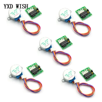 5 Set ULN2003 Driver Board Module + 28BYJ-48 5V / 12V Reduction Gear Stepper Motor 4 Phase Step Motor For Arduino DIY Kit
5 Set ULN2003 Driver Board Module + 28BYJ-48 5V / 12V Reduction Gear Stepper Motor 4 Phase Step Motor For Arduino DIY Kit