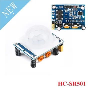 HC-SR501 Adjust IR Pyroelectric Infrared PIR Human Motion Sensor Detector Module DC 5V - 20V
HC-SR501 Adjust IR Pyroelectric Infrared PIR Human Motion Sensor Detector Module DC 5V - 20V