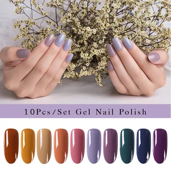 Arte Clavo 8ml Nail Polish 10pcs/set Gel Varnish UV LED Long Lasting Gellack For Manicure Nail Art Soak Off Gel Nail Polish Kit
Arte Clavo 8ml Nail Polish 10pcs/set Gel Varnish UV LED Long Lasting Gellack For Manicure Nail Art Soak Off Gel Nail Polish Kit