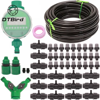 1Set 9/12 Tube Garden Spray Irrigation Set Atomizing Spray Lazy Automatic Watering Device Timing Controller With High Quality
1Set 9/12 Tube Garden Spray Irrigation Set Atomizing Spray Lazy Automatic Watering Device Timing Controller With High Quality