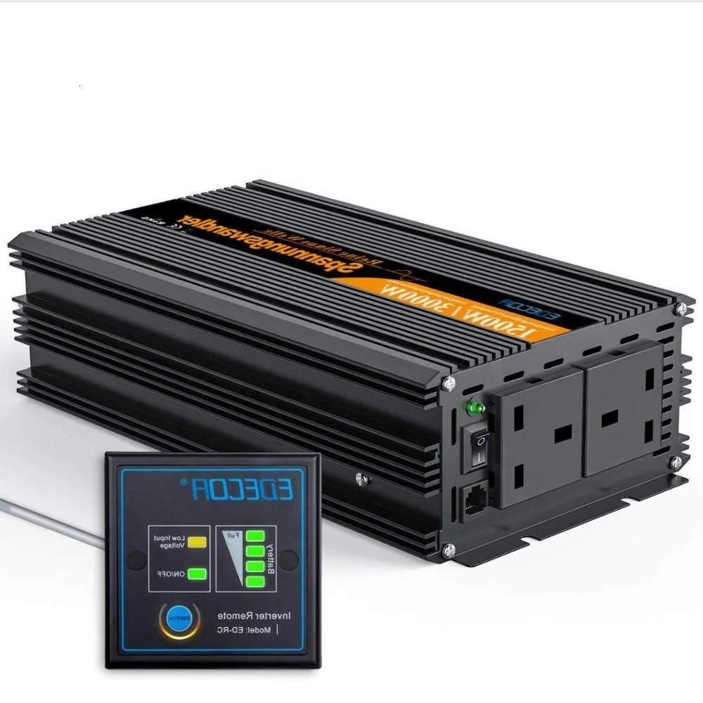 12v 24v Hot Seller 1500w Pure Sine Wave Car Inverter With External Screen Power Inverter heater diesel
12v 24v Hot Seller 1500w Pure Sine Wave Car Inverter With External Screen Power Inverter heater diesel