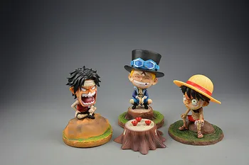 ONE PIECE Anime Action Figure Mini Angry Bandage Monkey D Luffy Sabo Ace Sitting Ver Model PVC Kids Lovely Decoration Doll 12cm
ONE PIECE Anime Action Figure Mini Angry Bandage Monkey D Luffy Sabo Ace Sitting Ver Model PVC Kids Lovely Decoration Doll 12cm