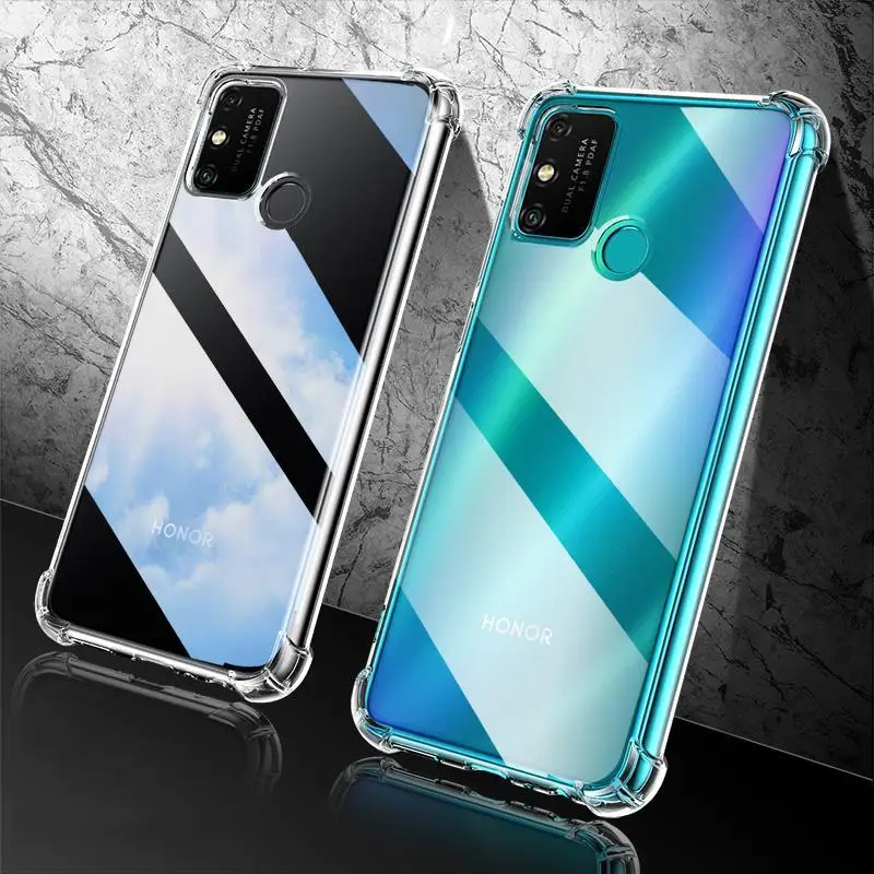 Мягкий противоударный чехол накладка для Huawei Honor X10 30S 9S 9A 4T Pro подушка