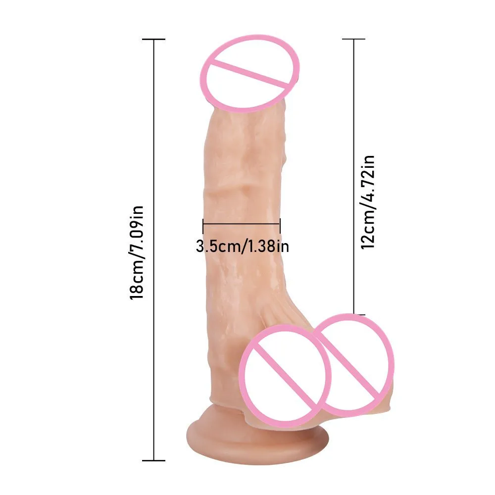 Фаллоимитатор Strap-on-me Realistic, M 18 см, черный 6015827 - Strap-on-me - Фаллоимитаторы с мошонкой - Купить