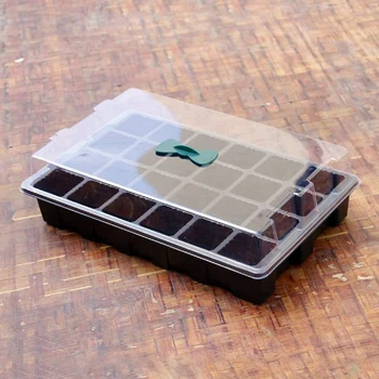24 Grow Trays with Humidity e and Cell Insert - Mini Propagator for Seed Starting and Gg Healthy Plants
24 Grow Trays with Humidity e and Cell Insert - Mini Propagator for Seed Starting and Gg Healthy Plants