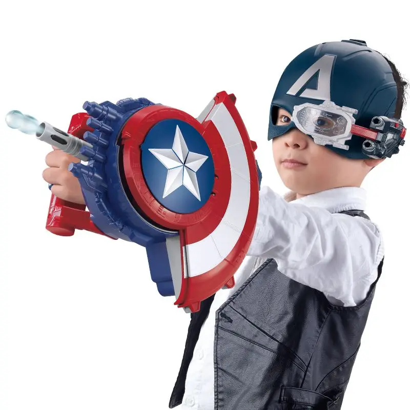 

Outdoor Fun Sports Toy Airsoft Bb Gun Airsoft Soft Pistol Weapon Guns Plastic Water Bullet Marvel Captain America Shield gun