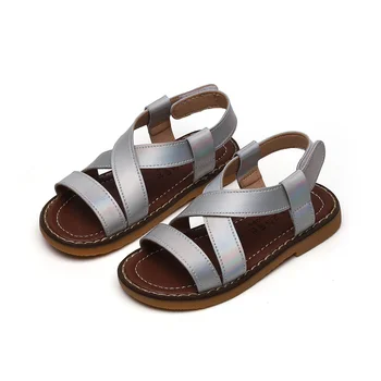 Summer Kids Girls Sandals Fashion Children Girls Flat Pricness Shoes Baby Sandals Whitr Silver Black Roman Style SZ211
Summer Kids Girls Sandals Fashion Children Girls Flat Pricness Shoes Baby Sandals Whitr Silver Black Roman Style SZ211