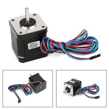 Areyourshop Metal Nema 17 Stepper 48mm Motor 17oz 2A 24V 42 48 4-lead 1.8° for 3D Printer CNC with Cable
Areyourshop Metal Nema 17 Stepper 48mm Motor 17oz 2A 24V 42 48 4-lead 1.8° for 3D Printer CNC with Cable
