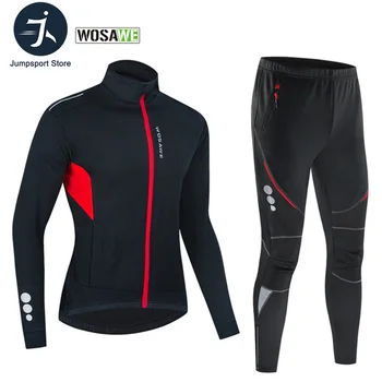 WOSAWE Winter Waterproof Lightly Cycling Set Windproof Thermal Fleece Windbreaker Pants Kit MTB Bike Bicycle Jersey Jackets
WOSAWE Winter Waterproof Lightly Cycling Set Windproof Thermal Fleece Windbreaker Pants Kit MTB Bike Bicycle Jersey Jackets