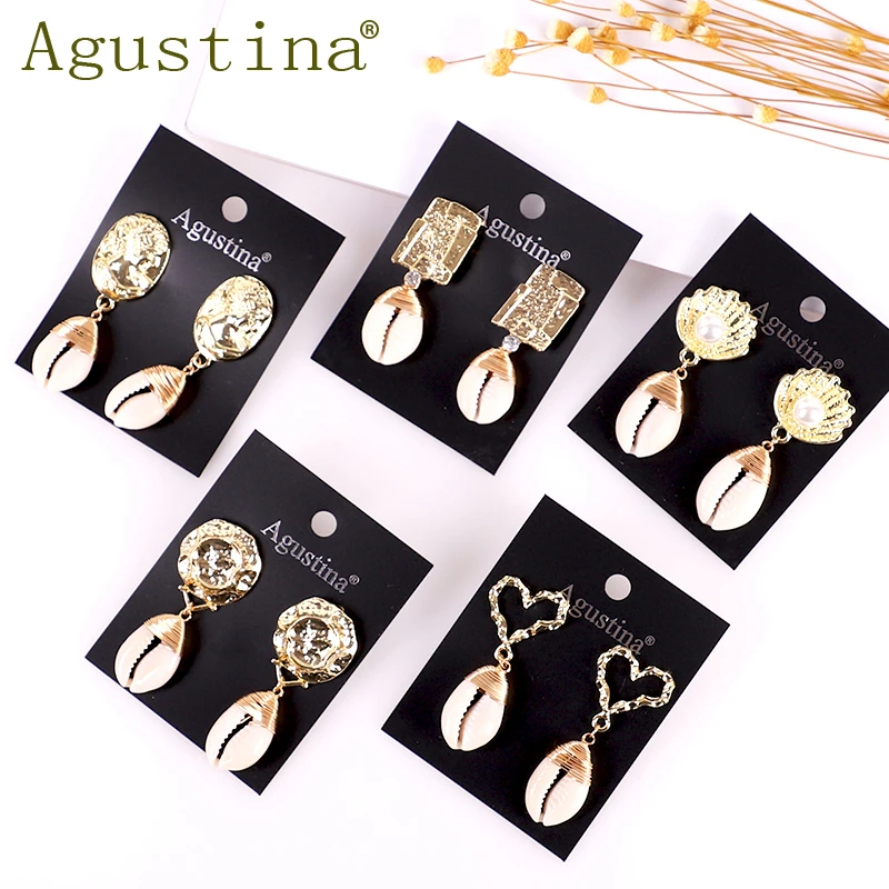 New Natural Sea Shell Earrings For Women Irregular Gold Color Beach Shell Drop Earring Summer Ladies Statement Jewelry Wholesale
New Natural Sea Shell Earrings For Women Irregular Gold Color Beach Shell Drop Earring Summer Ladies Statement Jewelry Wholesale