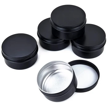 5 Oz 12 Packs Black Round Aluminum Tin Cans Screw Top Metal Steel Tins Empty Slip Slide Cosmetic Sample Containers Storage Organ
5 Oz 12 Packs Black Round Aluminum Tin Cans Screw Top Metal Steel Tins Empty Slip Slide Cosmetic Sample Containers Storage Organ