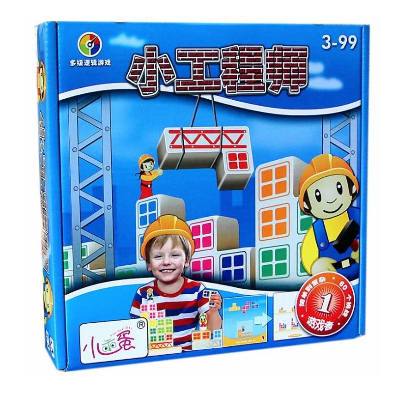 Little engineer toy children logical reasoning puzzle building blocks intellectual challenge Family Party Game
Little engineer toy children logical reasoning puzzle building blocks intellectual challenge Family Party Game