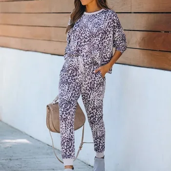 SFIT 2pcs Leopard Print Women Pajamas Set Cartoon Nightwear Girl Sleepwear Pijama Long Women Pyjamas Suit Female Clothing Set
SFIT 2pcs Leopard Print Women Pajamas Set Cartoon Nightwear Girl Sleepwear Pijama Long Women Pyjamas Suit Female Clothing Set