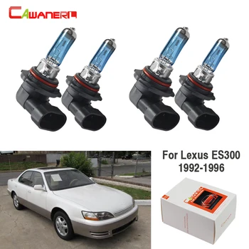 

Cawanerl 4 X 100W 9005 + 9006 Car Light Halogen Lamp Headlight High Low Beam 4300K 12V For Lexus ES300 Sedan 3.0L 1992-1996