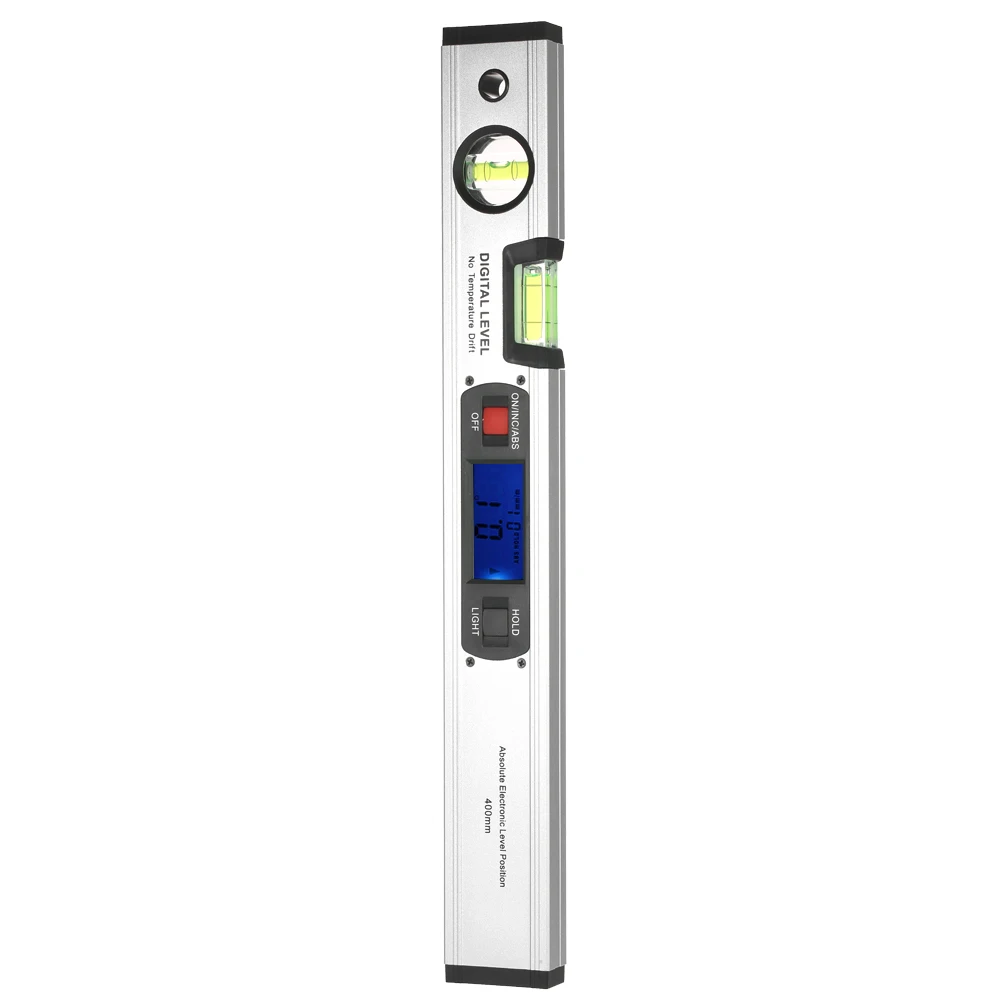 Digital Angle Finder Level Angle Meter Upright Inclinometer with Magnets Protractor Ruler with Imperial and Metric Scales
Digital Angle Finder Level Angle Meter Upright Inclinometer with Magnets Protractor Ruler with Imperial and Metric Scales