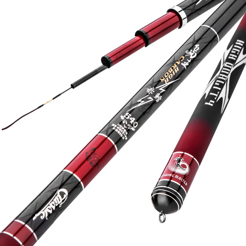 Carbon Fiber Taiwan Fishing Rod 28 Tonalty 5H Super Hard Carp Squid Fishing Oltas Telescopic Fishing Canne Peche Pesca 2.7m-8.1m
Carbon Fiber Taiwan Fishing Rod 28 Tonalty 5H Super Hard Carp Squid Fishing Oltas Telescopic Fishing Canne Peche Pesca 2.7m-8.1m