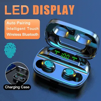 Stereo Headset Earbud Power-Bank Led-Display S11 Tws 8D F9 3500mah Bluetooth Wireless Touch-Control Noise-Cancel# G30
Stereo Headset Earbud Power-Bank Led-Display S11 Tws 8D F9 3500mah Bluetooth Wireless Touch-Control Noise-Cancel# G30