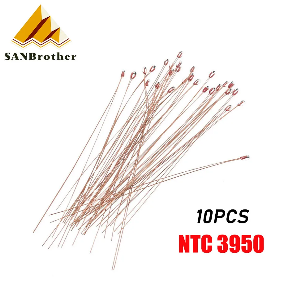 10Pcs/lot 100K ohm 1% NTC 3950 Thermistors for 3D Printer Reprap Mend For 3D Printer Hot bed MK2a MK2b
10Pcs/lot 100K ohm 1% NTC 3950 Thermistors for 3D Printer Reprap Mend For 3D Printer Hot bed MK2a MK2b