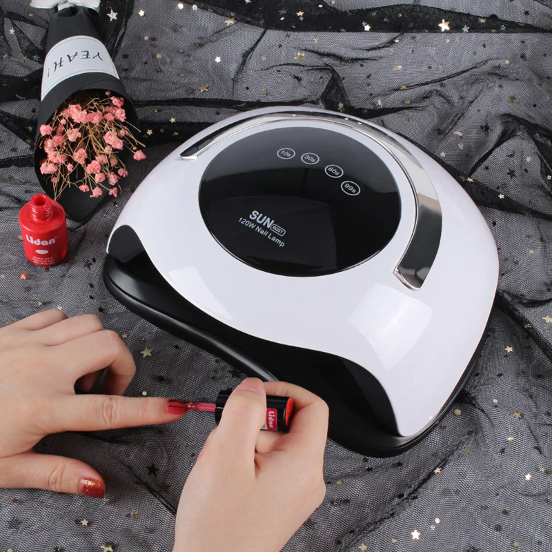SUN BQ5T UV LED Ice Lamp Pedicure Light Drying Gel Polish Nail Art Manicure Tool 120W High Power Fast Curing Auto Sensing Dryer
SUN BQ5T UV LED Ice Lamp Pedicure Light Drying Gel Polish Nail Art Manicure Tool 120W High Power Fast Curing Auto Sensing Dryer