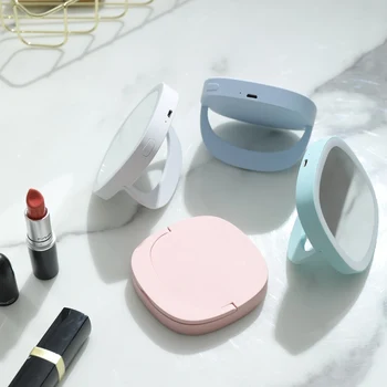 Fashion Cosmetic Mirror Portable LED Light-up Charging Makeup Mirror Square LED Plastic Mirror New
Fashion Cosmetic Mirror Portable LED Light-up Charging Makeup Mirror Square LED Plastic Mirror New